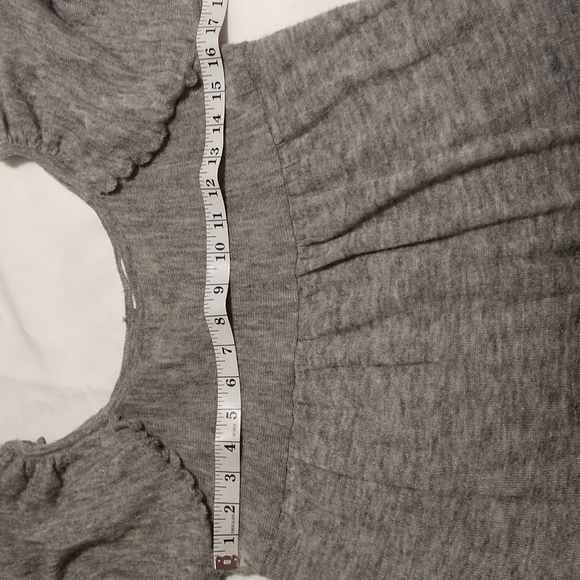 *Host Pick* Moth Anthropologie Soft As Feathers Gray Knit Dress Size Large - Picture 8 of 13